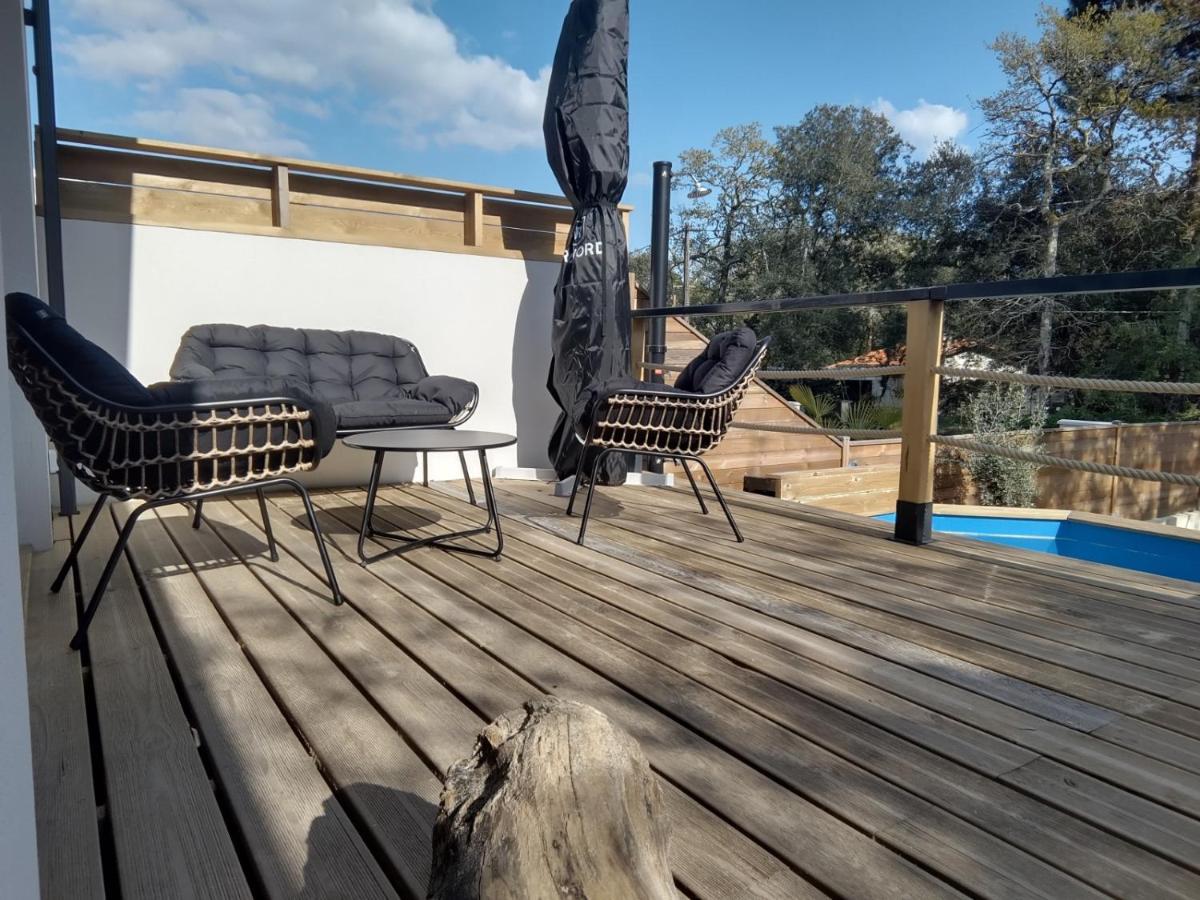 Villa Bois Flottes Le Verdon-sur-Mer Esterno foto